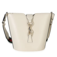 Gucci White Tritone Calfskin Ophidia Web Mini Bucket Bag Handbag fv