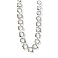 Tiffany & Co. Sterling Silver  Square Cushion Link Toggle Necklace fv
