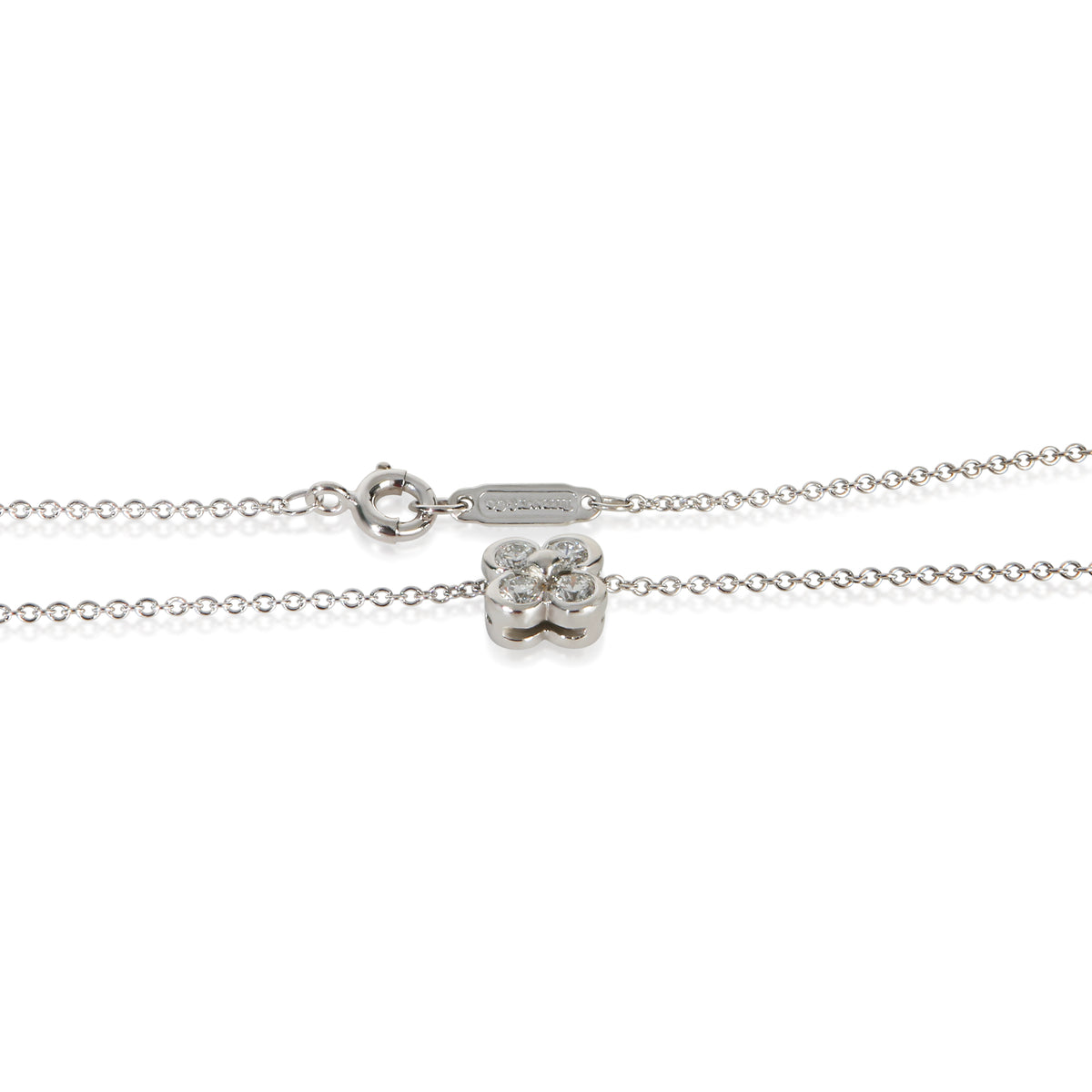 Tiffany & Co. Platinum Diamond Lace Pendant 2