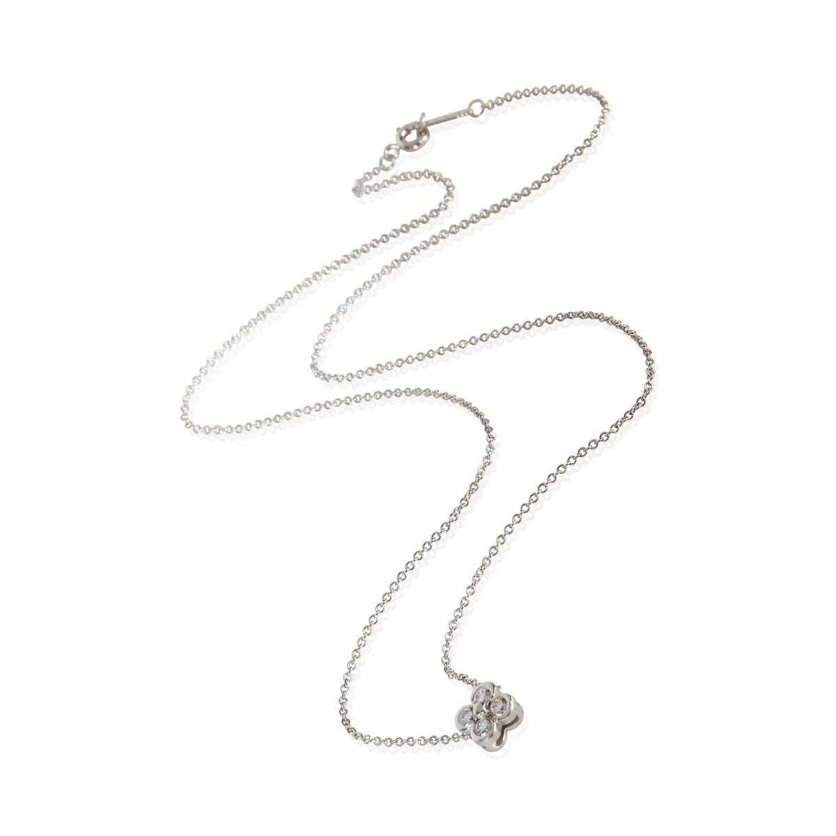 Tiffany & Co. Platinum Diamond Lace Pendant 3