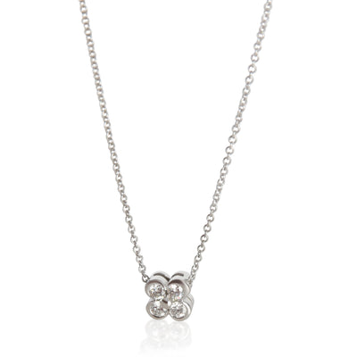 Tiffany & Co. Platinum Diamond Lace Pendant fv