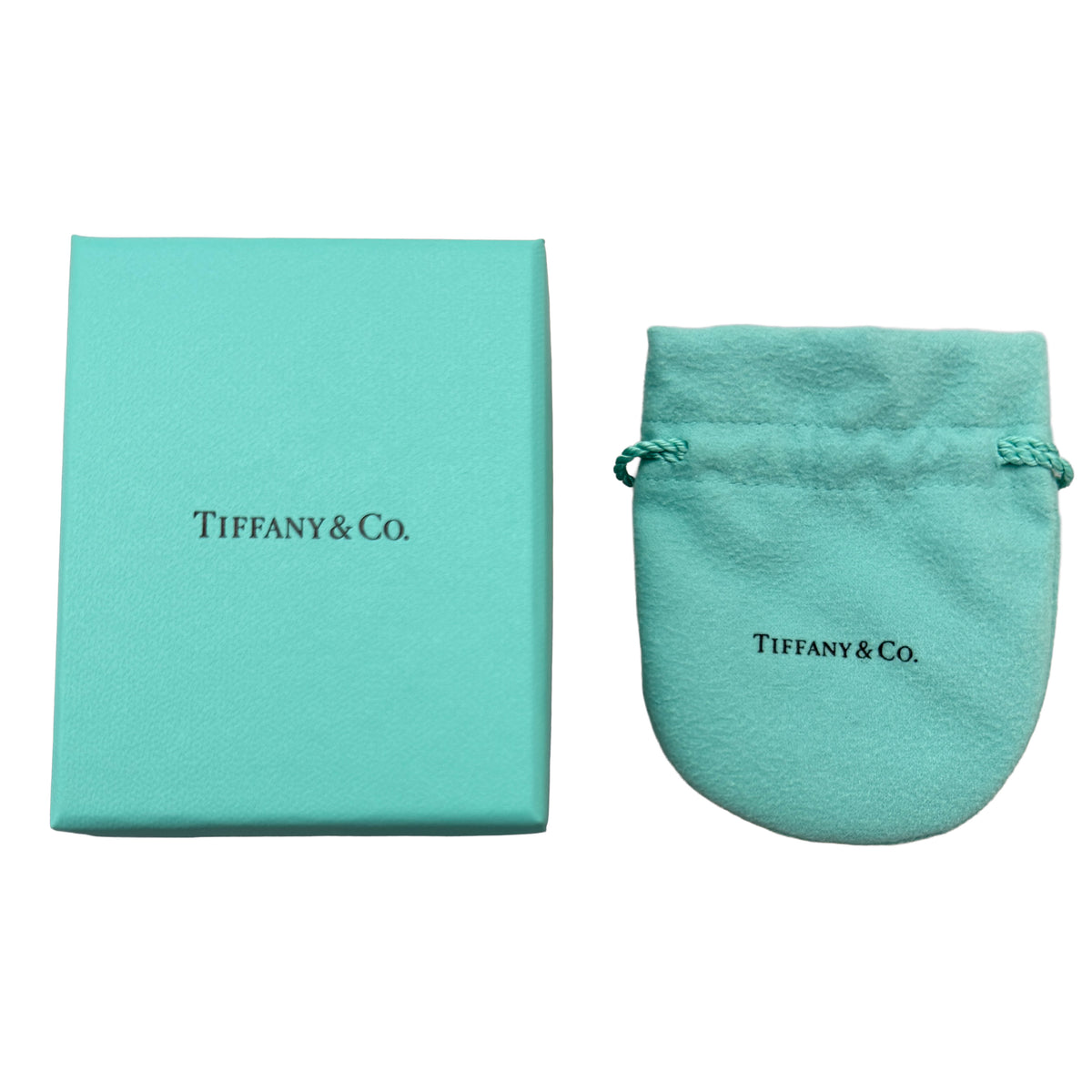 Tiffany & Co. Sterling Silver  Elsa Peretti Open Heart Pendant box