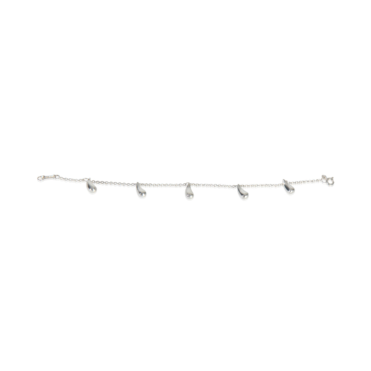 Tiffany & Co. Sterling Silver  Elsa Peretti Teardrop Bracelet