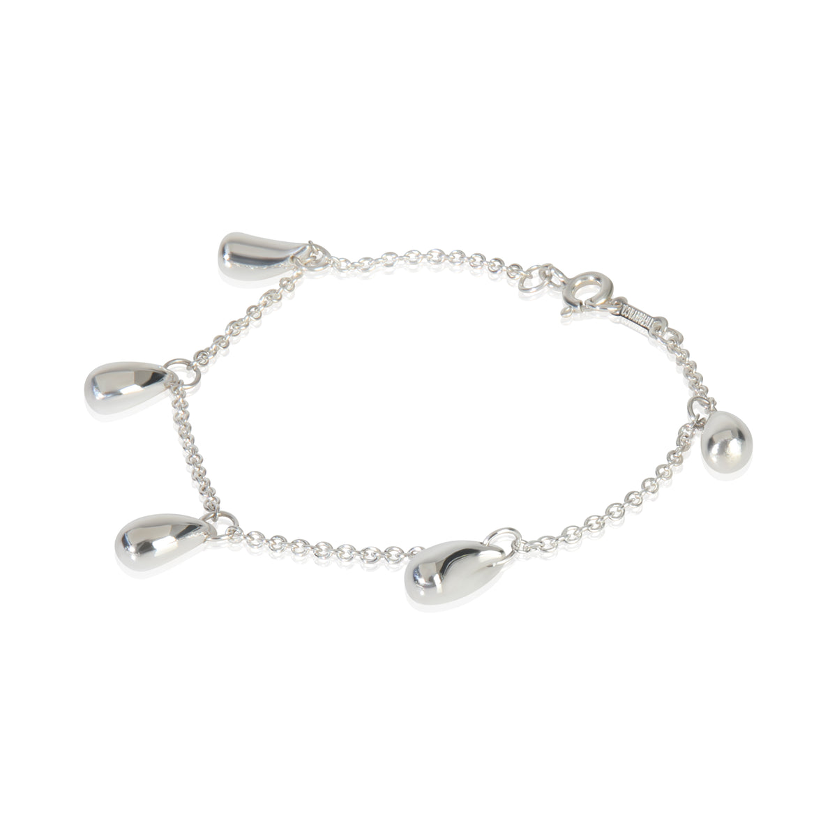 Tiffany & Co. Sterling Silver  Elsa Peretti Teardrop Bracelet