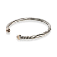 David Yurman Rose Gold & Sterling Silver Morganite Cable Classic Bracelet 2