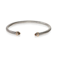 David Yurman Rose Gold & Sterling Silver Morganite Cable Classic Bracelet fv