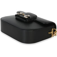 Gucci Black Azalea Calfskin Mini Crystal Horsebit 1955 Shoulder Bag Handbag 6