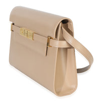 Saint Laurent Beige Calfskin Small Manhattan Shoulder Bag Handbag 2