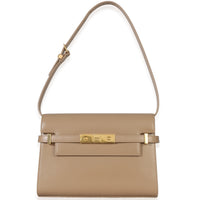 Saint Laurent Beige Calfskin Small Manhattan Shoulder Bag Handbag 8