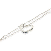 Tiffany & Co. Sterling Silver  Vintage Elsa Peretti Open Heart Pendant 4