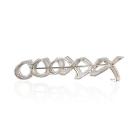 Tiffany & Co. Sterling Silver  Vintage Paloma Picasso Hugs & Kisses Brooch 3