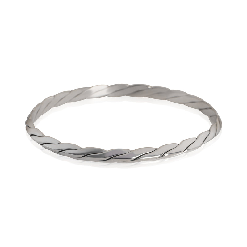 Tiffany & Co. Sterling Silver  Vintage Twisted Rope Bracelet fv