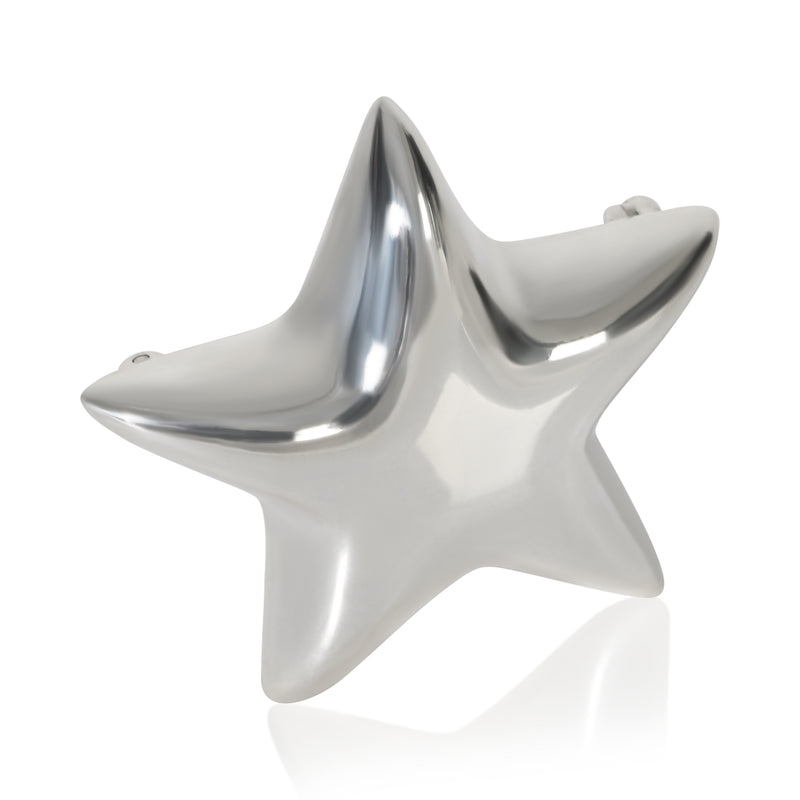 Tiffany & Co. Sterling Silver  Vintage Star Brooch fv