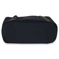 Hermès Bleu Navy Feu Canvas The Grooming Bag Handbag 5