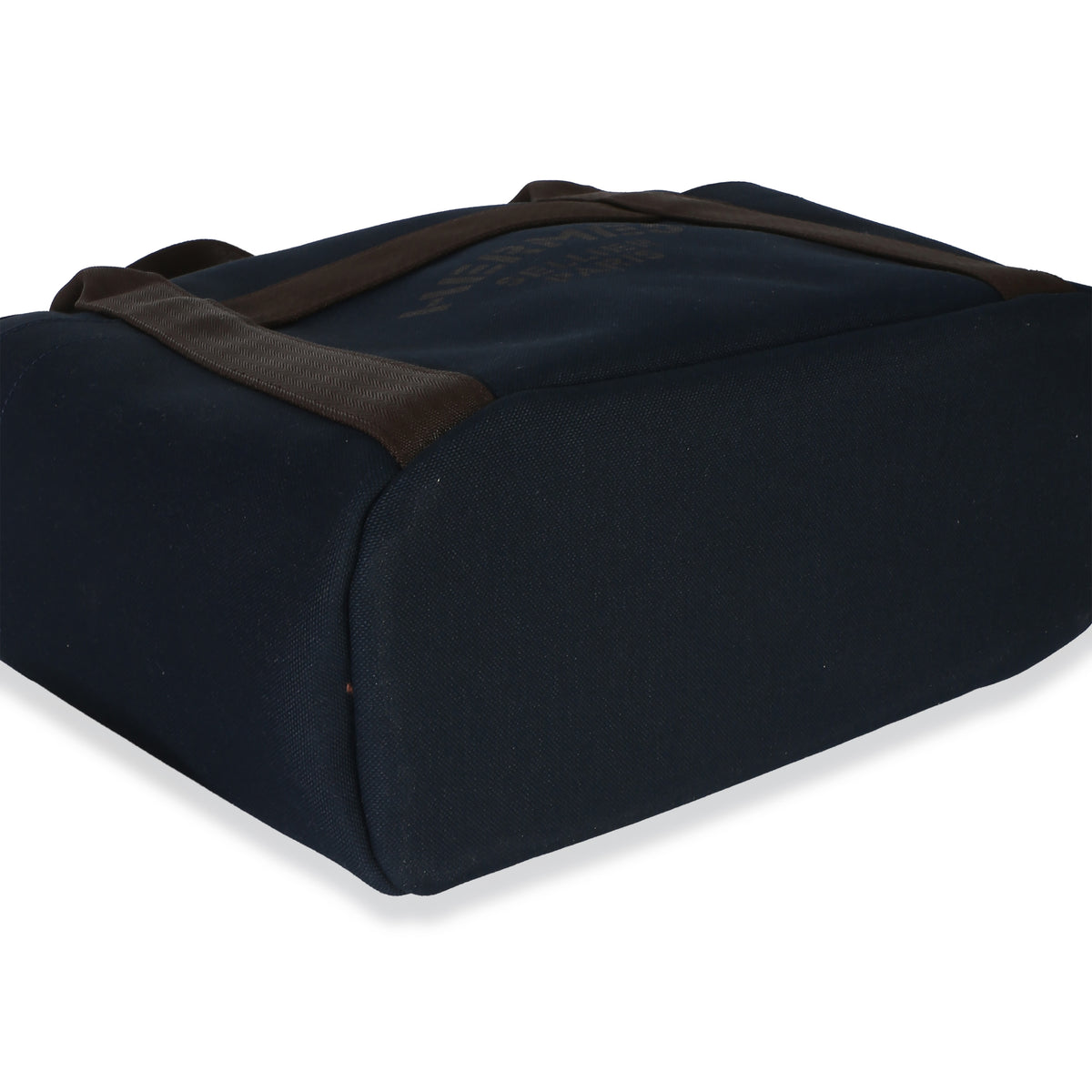 Hermès Bleu Navy Feu Canvas The Grooming Bag Handbag 7