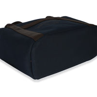 Hermès Bleu Navy Feu Canvas The Grooming Bag Handbag 7