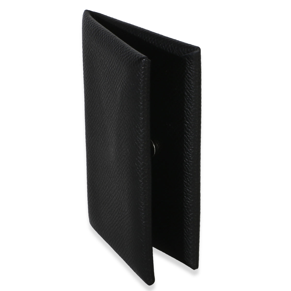Hermès Black Epsom Calvi Card Holder Wallet 2