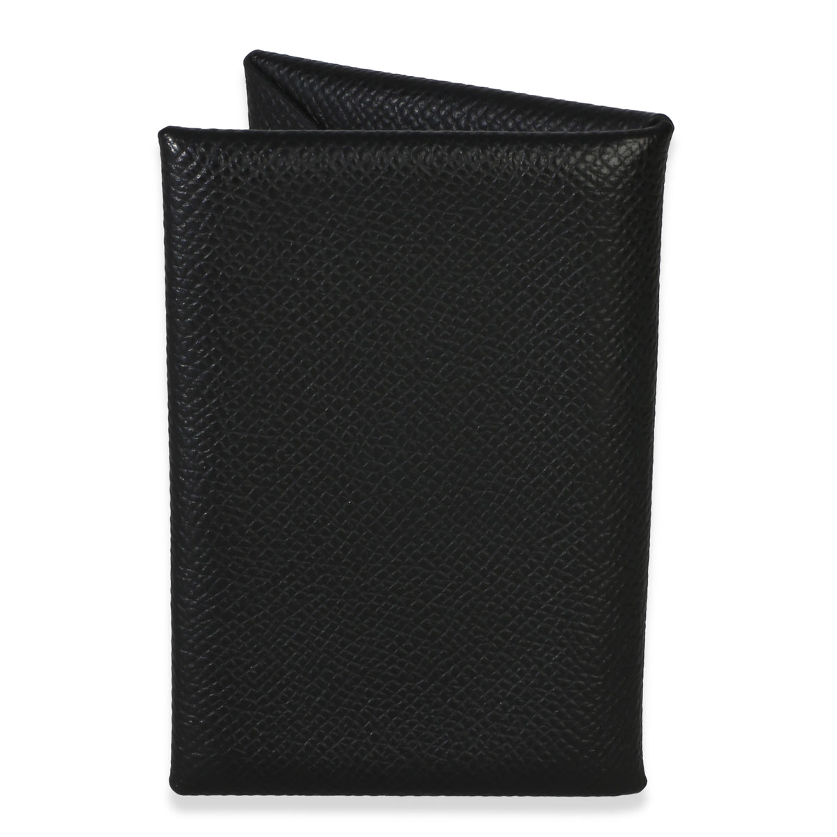 Hermès Black Epsom Calvi Card Holder Wallet 3
