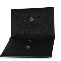 Hermès Black Epsom Calvi Card Holder Wallet 7