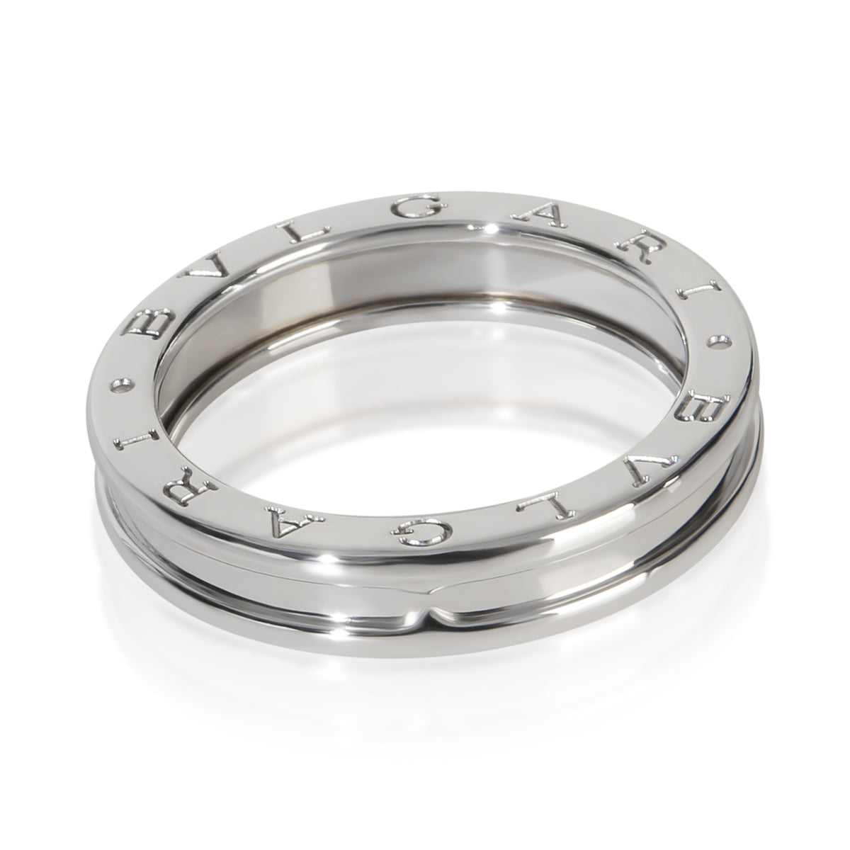 BVLGARI White Gold  B.zero1 Band fv
