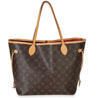 Louis Vuitton Monogram Canvas Neverfull MM Handbag fv