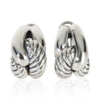 Tiffany & Co. Sterling Silver  Labyrinth Single Loop Earrings id