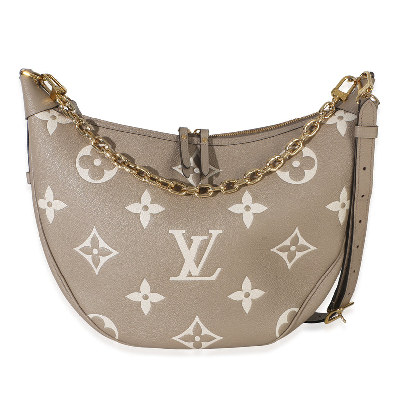Louis Vuitton Tourterelle Creme Giant Monogram Loop Hobo Handbag id