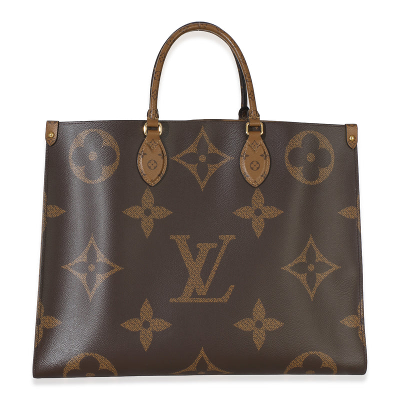 Louis Vuitton Reverse Monogram Canvas Onthego GM Handbag id