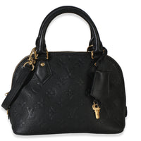Louis Vuitton Black Monogram Empreinte Neo Alma BB Handbag id