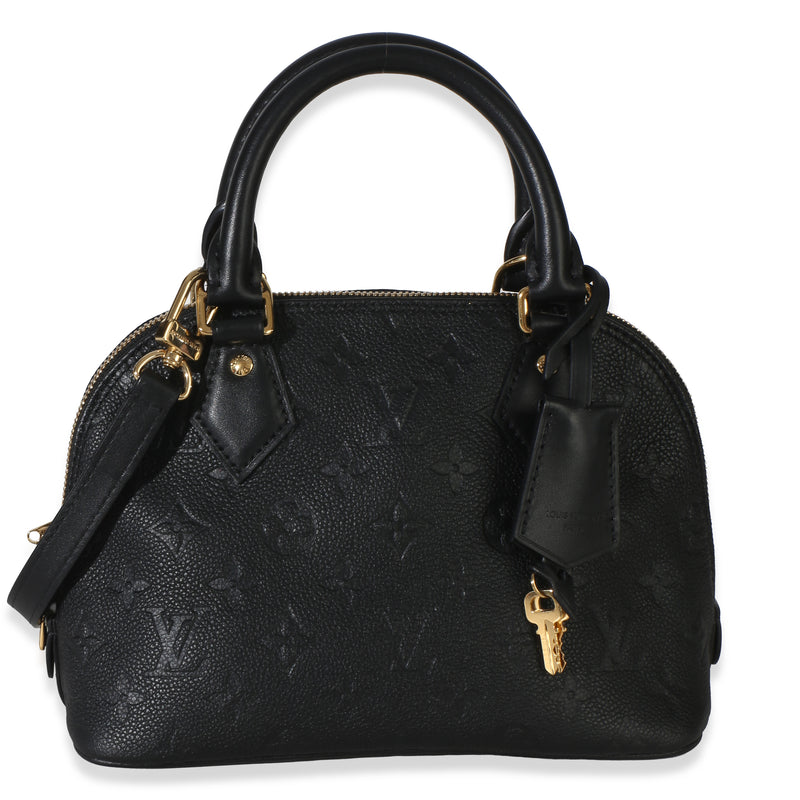 Louis Vuitton Black Monogram Empreinte Neo Alma BB Handbag id