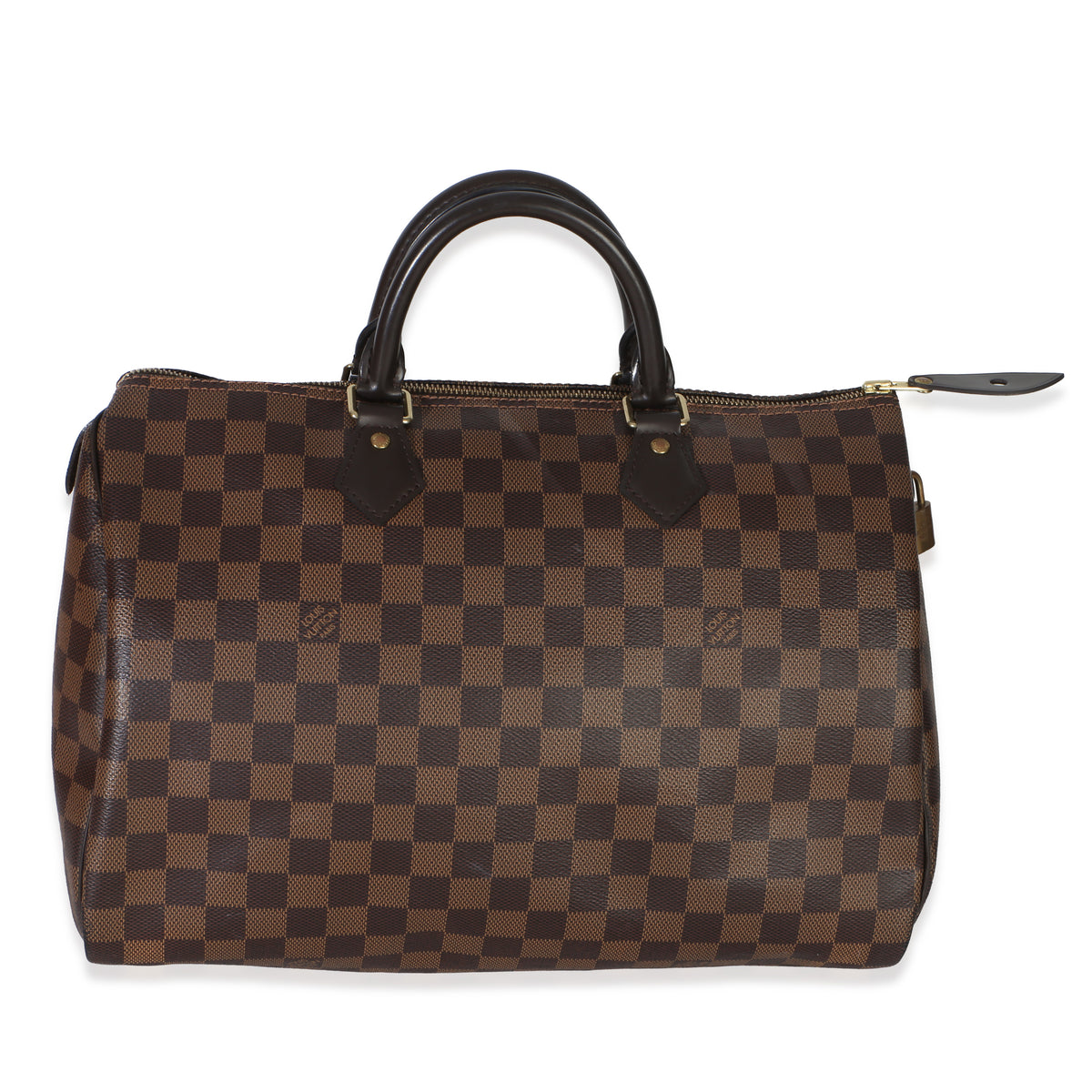 Louis Vuitton Damier Ebene Canvas Speedy 35 Handbag id