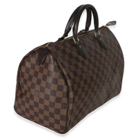 Louis Vuitton Damier Ebene Canvas Speedy 35 Handbag 3