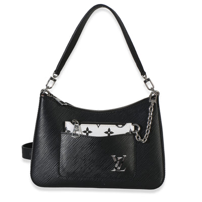 Louis Vuitton Black Epi Marelle Handbag id