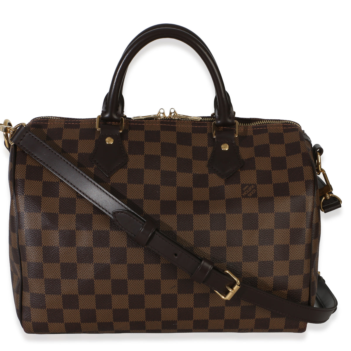 Louis Vuitton Damier Ebene Canvas Speedy Bandouliere 30 Handbag 4