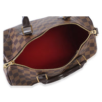 Louis Vuitton Damier Ebene Canvas Speedy Bandouliere 30 Handbag 8