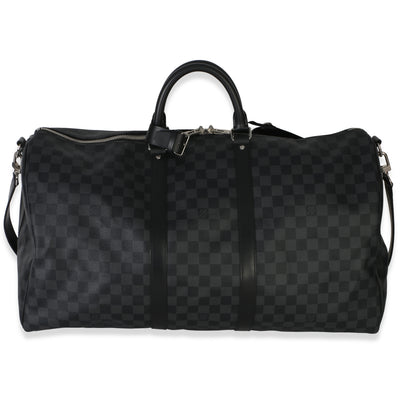 Louis Vuitton Damier Graphite Keepall Bandouliere 55 Handbag id