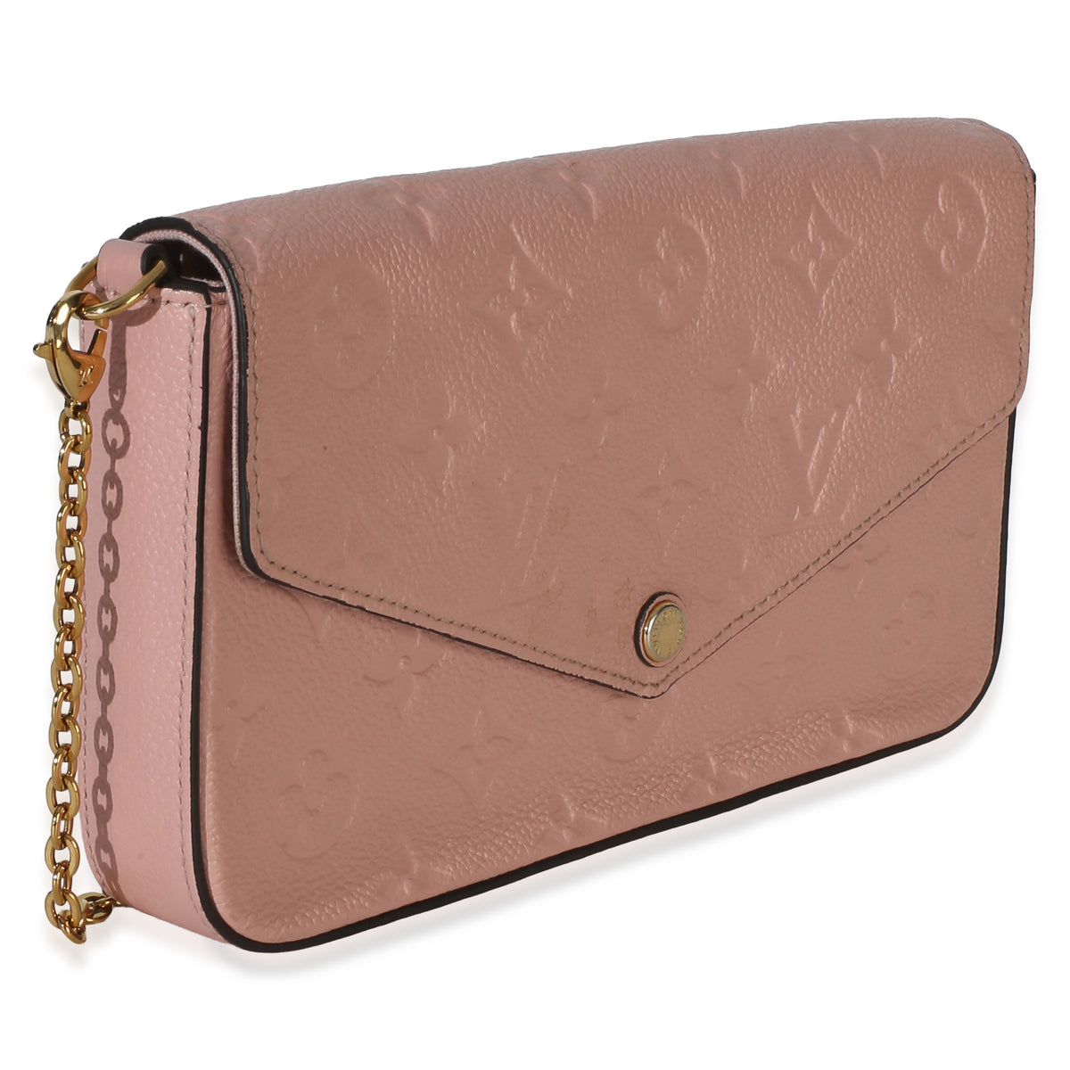Louis Vuitton Rose Poudre Monogram Empreinte Felicie Pochette Handbag 3