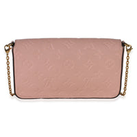 Louis Vuitton Rose Poudre Monogram Empreinte Felicie Pochette Handbag 4