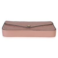 Louis Vuitton Rose Poudre Monogram Empreinte Felicie Pochette Handbag 5