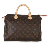 Louis Vuitton Monogram Canvas Speedy 30 Handbag id