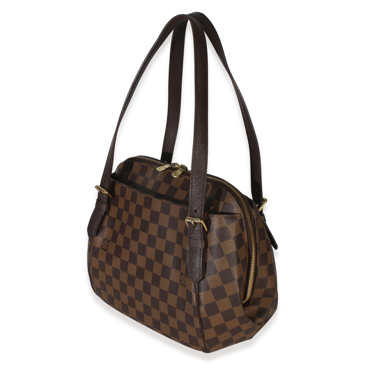 Louis Vuitton Damier Ebene Canvas Belem MM Handbag 2