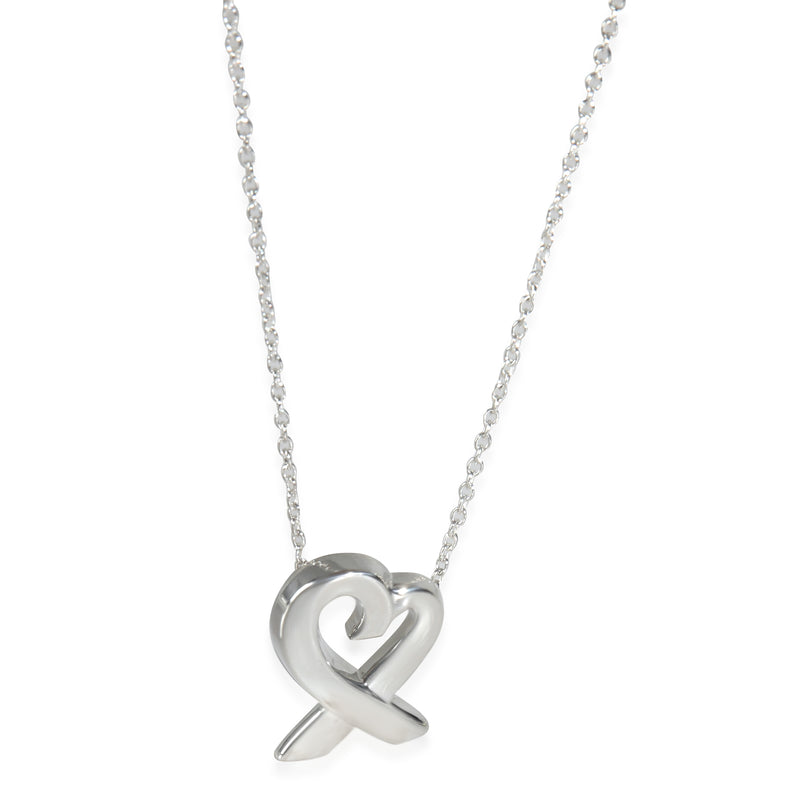 Tiffany & Co. Sterling Silver  Paloma Picasso Loving Heart Pendant