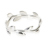 Tiffany & Co. Sterling Silver  Paloma Picasso Olive Leaf Ring fv