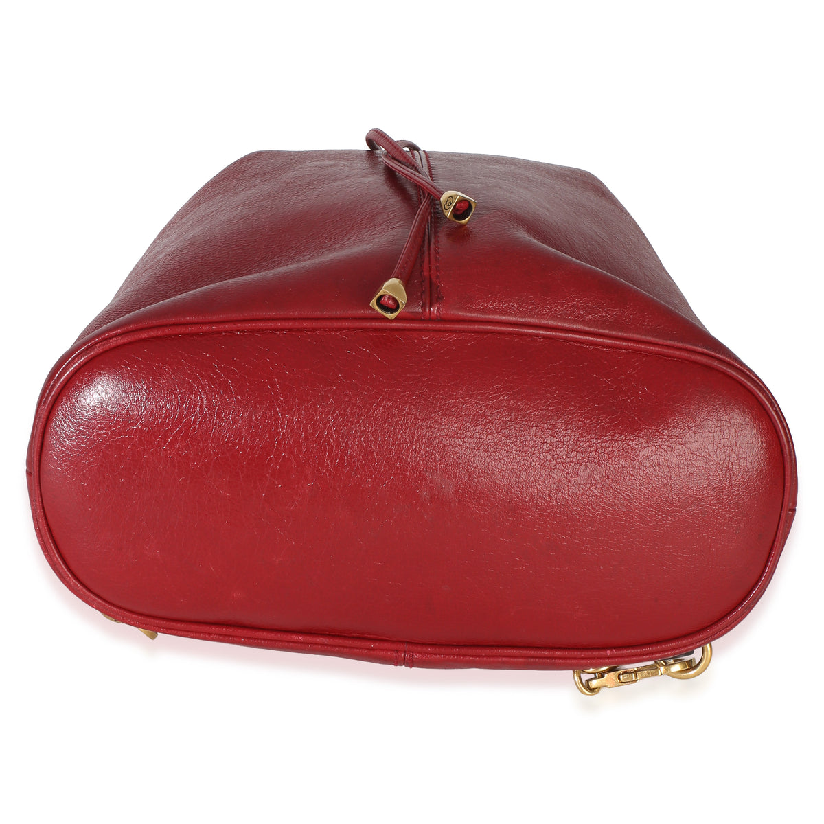 Gucci Red Piuma Lux Energy Medium Re(Belle) Bucket Backpack Handbag 5