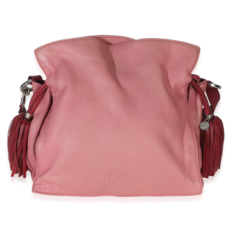 Loewe Pink Flamenco 20 Bicolor Tassel Nappa Mini Shoulder bag Handbag id