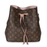 Louis Vuitton Rose Poudre Damier Ebene Canvas Neonoe MM Handbag id