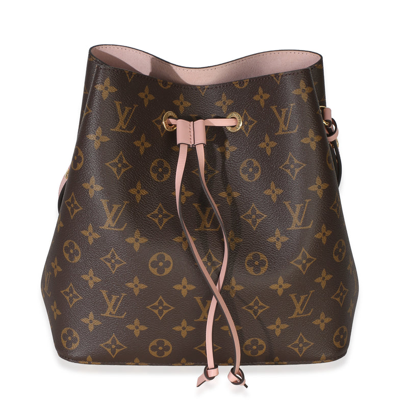 Louis Vuitton Rose Poudre Damier Ebene Canvas Neonoe MM Handbag id