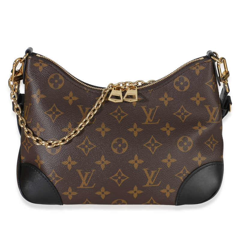 Louis Vuitton Black Monogram Canvas Boulogne NM Handbag id