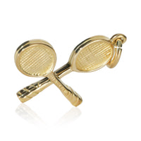 Tiffany & Co. Yellow Gold Diamond Tennis Racket Charm 3