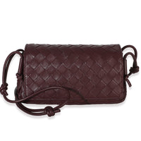 Bottega Veneta Red Nappa Intrecciato Notturno Pouch Handbag id